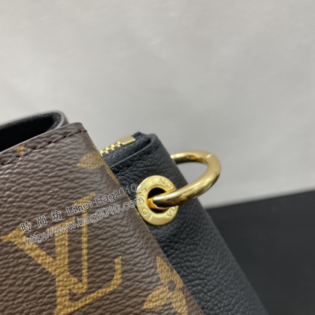 Lv路易威登2023專櫃新款Opéra中號手袋 LV老花粒面皮革手提肩背女包 M46495 ydh5061